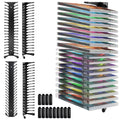 Anti-Drop CD Storage Shelf Wall Mount 4 Pack L425