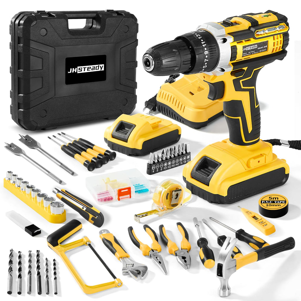 21V Cordless Drill Driver Kit with 2 Batteries & Charger R68494