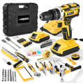 21V Cordless Drill Driver Kit with 2 Batteries & Charger R68494