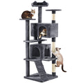 70in Multi-Level Cat Tree with Sisal Scratching Posts B672404