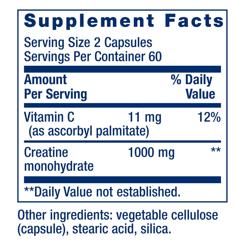 Creatine Monohydrate 120 Capsules W531611