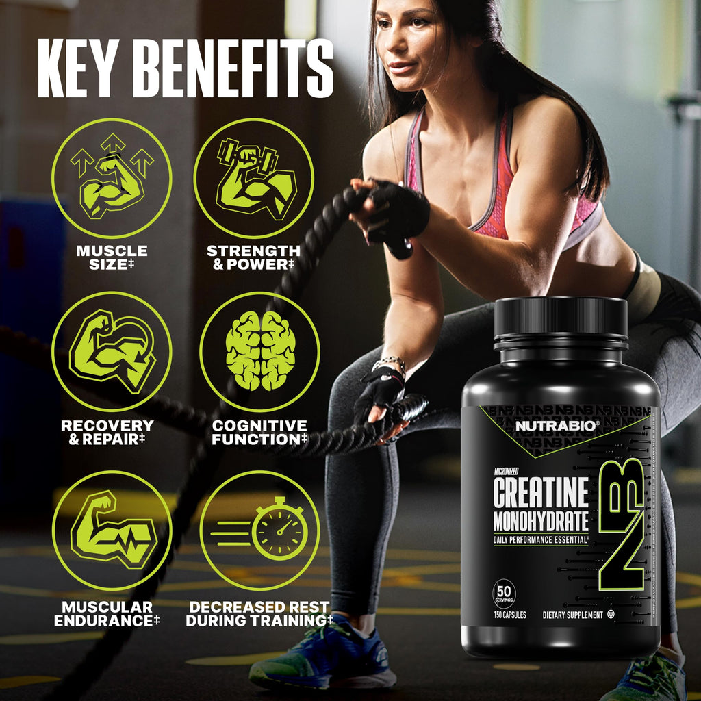 Micronized Creatine Monohydrate Capsules V723