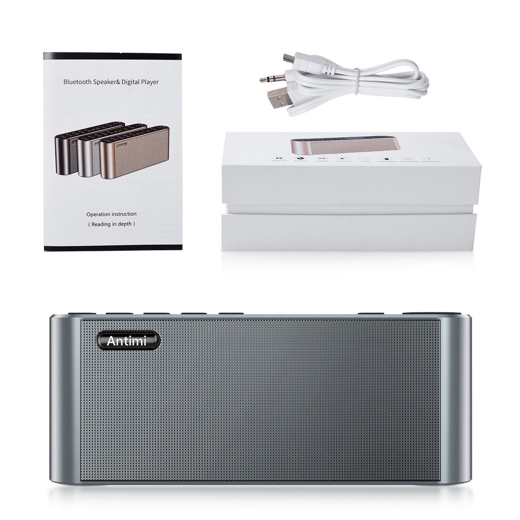Portable Bluetooth FM Radio MP3 Player Wireless Speaker U6331