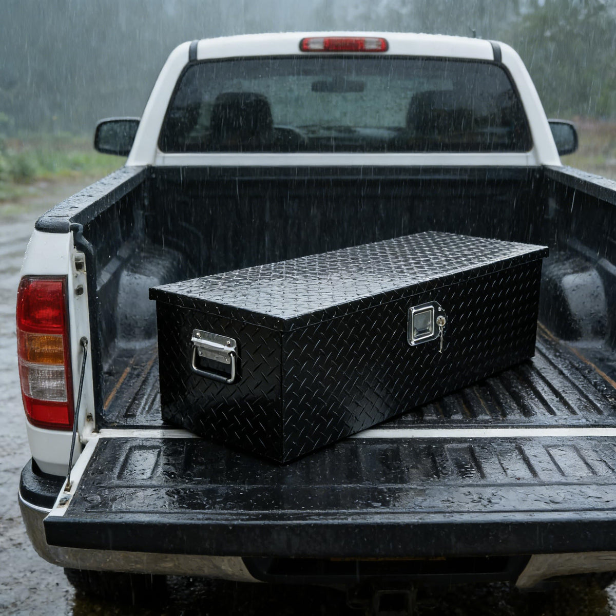 39" Aluminum Lockable Truck Tool Box Y6382