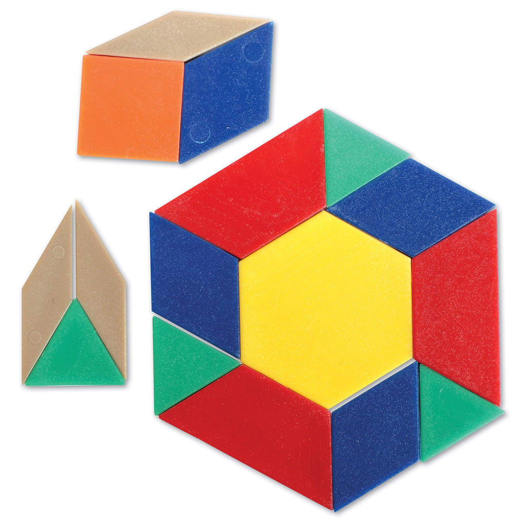 Plastic Pattern Blocks .5cm G640
