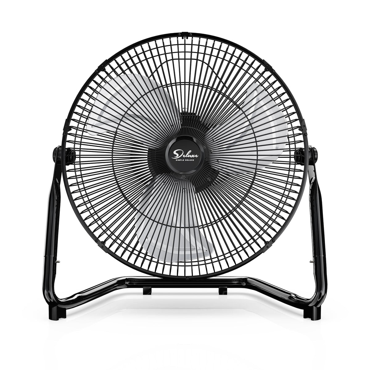 20 Inch 3-Speed High Velocity Metal Industrial Floor Fan, Black A33657