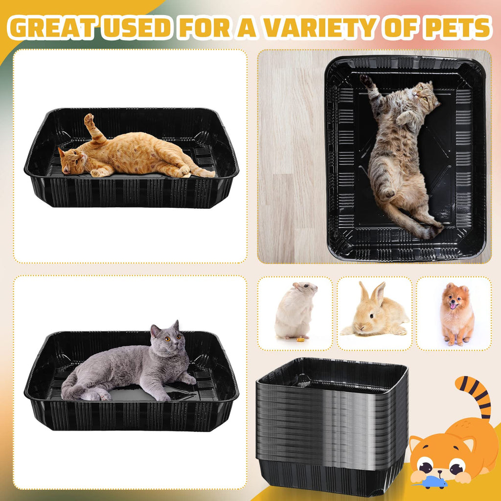 50 Pack Disposable Cat Litter Box X29308