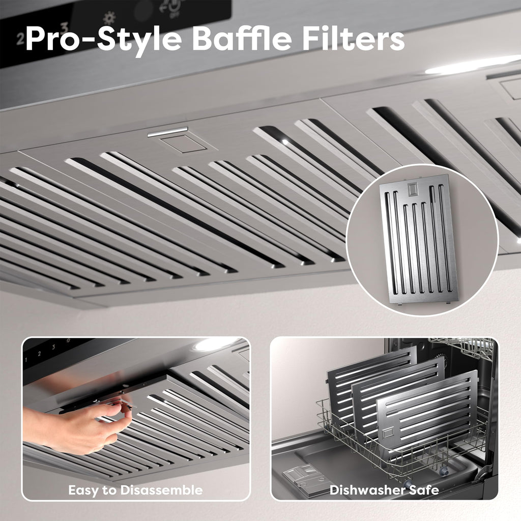 30 Inch Stainless Steel Under Cabinet Range Hood R790