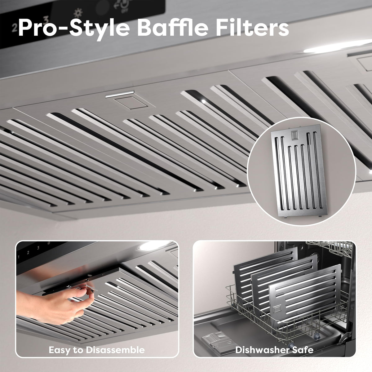 30 Inch Stainless Steel Under Cabinet Range Hood R790