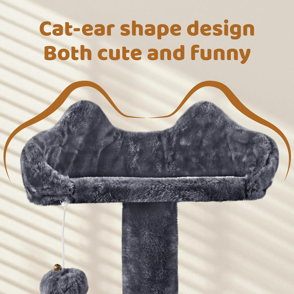 70in Multi-Level Cat Tree with Sisal Scratching Posts B672404
