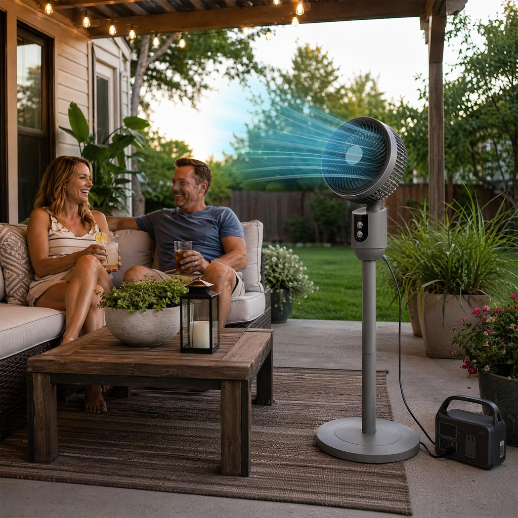 Super Quiet Adjustable Pedestal Fan D830