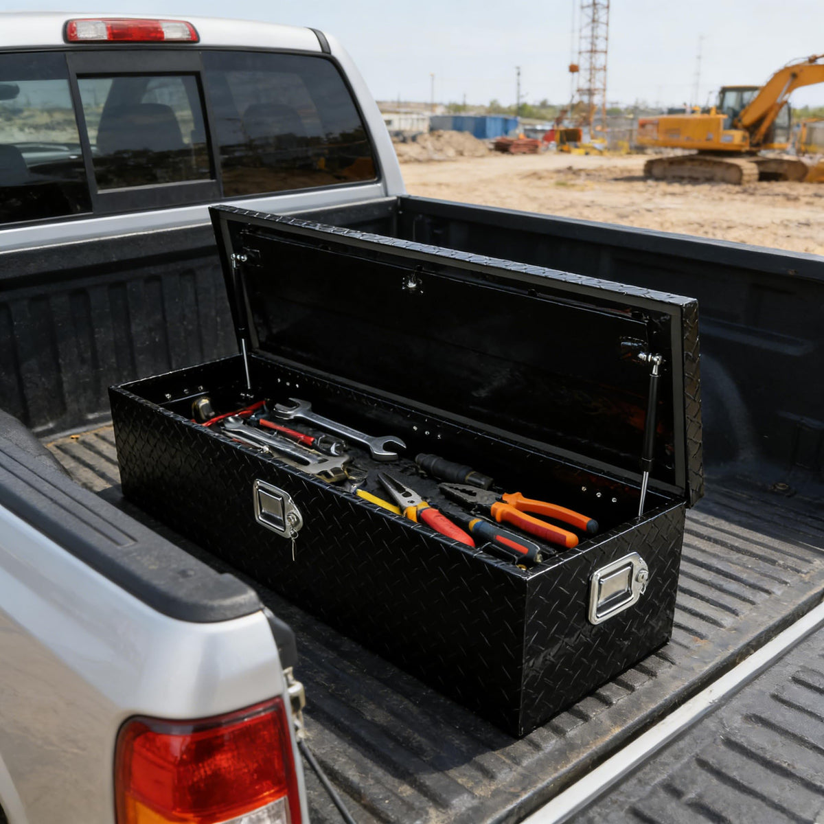 39" Aluminum Lockable Truck Tool Box Y6382