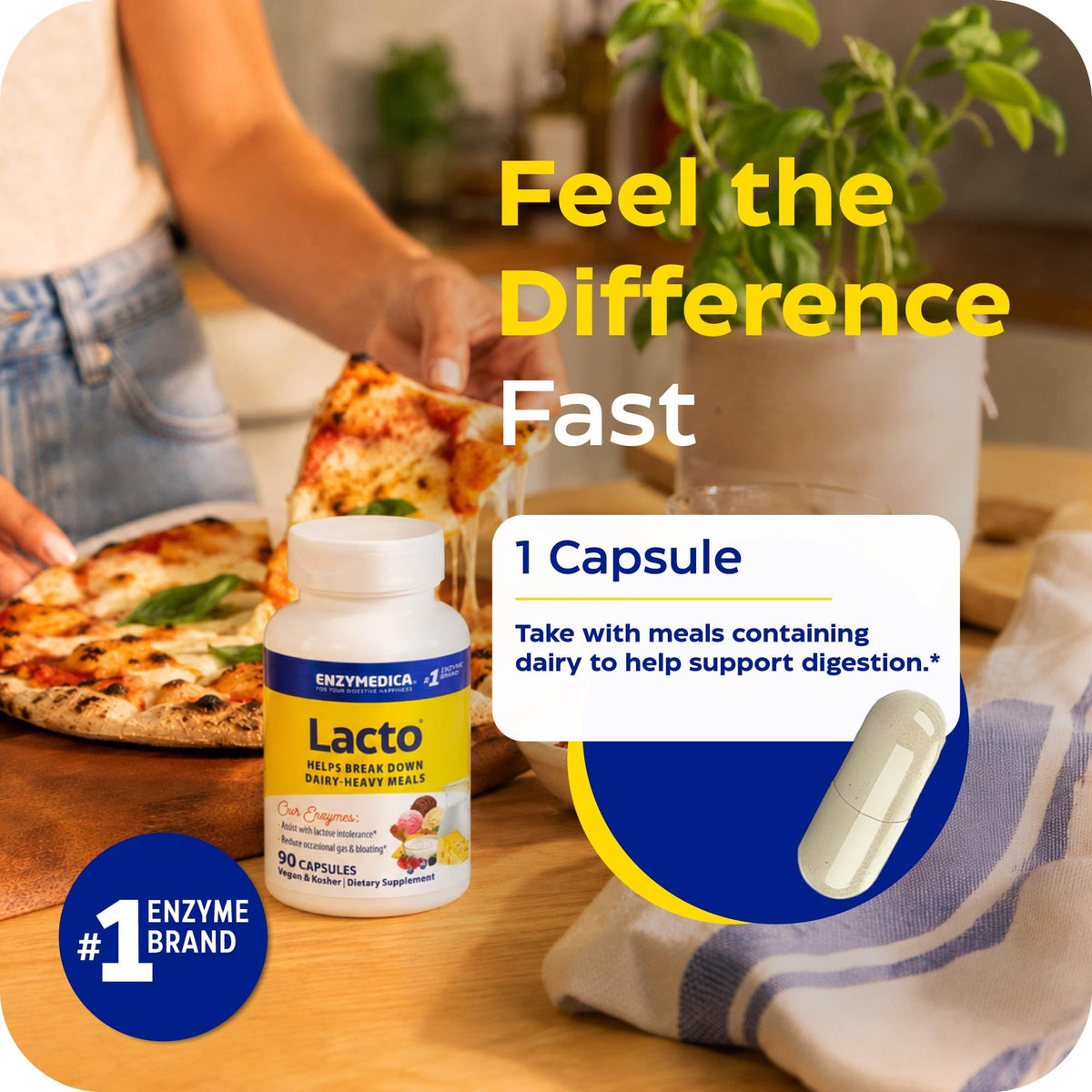 90 Capsules Digestive Enzymes F451