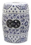 Blue White Ceramic Garden Stool R2588