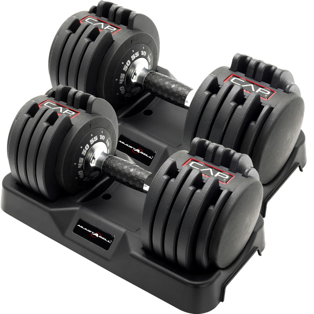 Adjustable Dumbbell Set 12.5 LB 25 LB 55 LB I200358