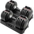 Adjustable Dumbbell Set 12.5 LB 25 LB 55 LB I200358