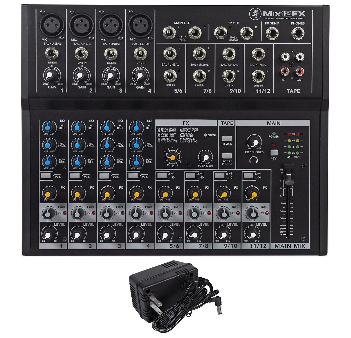 15" Powered PA Speakers 2-Pack with Mixer F55173