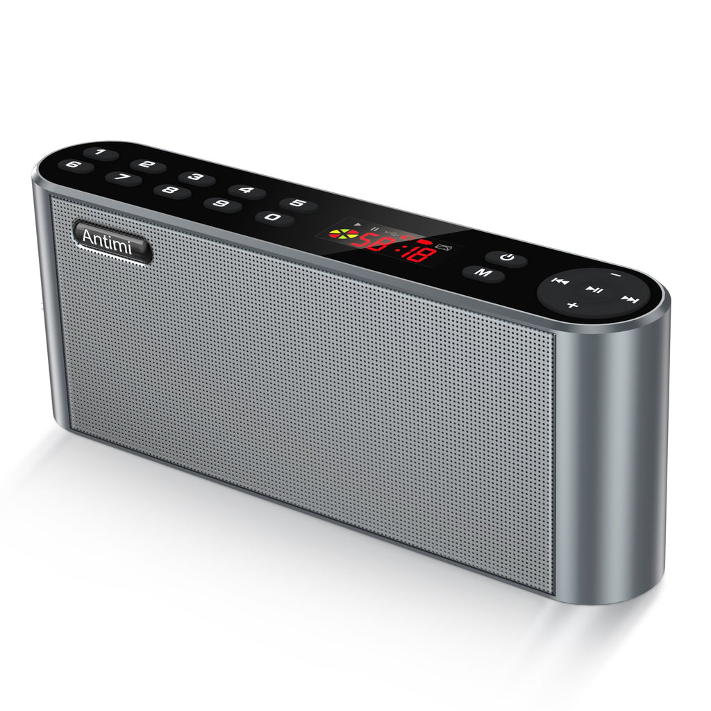 Portable Bluetooth FM Radio MP3 Player Wireless Speaker U6331