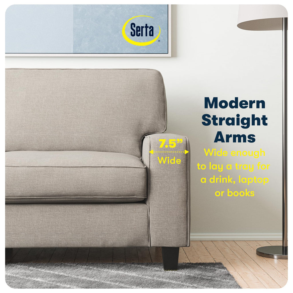 Light Gray Polyester Sofa E46813
